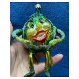 Slavic Poland Hand Blown Glass Ornament