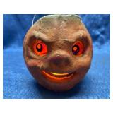 Vtg Paper Mache Jack O Lantern