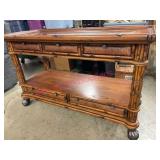 Nice Wooden Console Table w/ Drawers