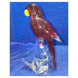 Murano Tormia Glass Bird Sculpture - nice