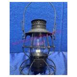 Ant Dietz Railroad Lantern, Metal & Glass