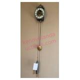 Tempus Fugit Hanging Skeleton Clock