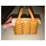 (K) 2007 Longaberger Office Basket w/Dave Lid