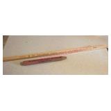(K) Longaberger Sq. Yardstick & Big Pencil