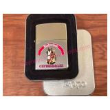 (K) Budweiser Zippo Lighter w/ Tin