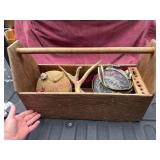 (G) Tool Tote w/Boy Scout Canteen & Antlers
