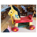 (BR2) 1976 Fisher-Price Toy Horse on Wheels