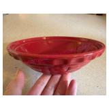 Longaberger Pottery Red 7in Pie Plate