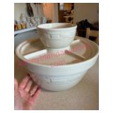 Longaberger Ivory Entertainer 8-in-1 Piece