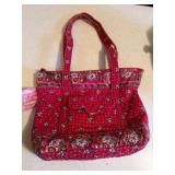 (K) Vera Bradley Quilted Bag in Red Multi