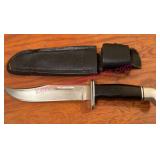 (K) Nice Buck 119 Hunting Knife w/Sheath