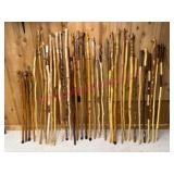 (B) Lot: Handmade Wooden Walking Sticks #1