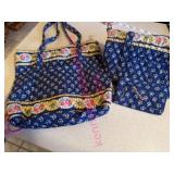 (K) 3 Vera Bradley Bags w/ Floral Design