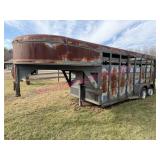 1996 Corn Pro SG16 Horse-Stock Trailer