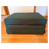 (BR2) Lrg Green Ottoman on Wheels