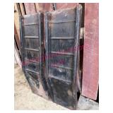 (Barn)ï¿½Pair Black Metal Car Ramps