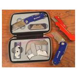 (K) 2 Cobalt Utility Cutters & 1 Other