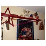 (K) Americana 5ft Wall Rack w/Decor Pcs