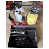 (BARN)ï¿½Grease Gun, Sprayers & Jack Stands