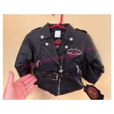 (LR) Childï¿½s Sz 24M Harley Vinyl Jacket