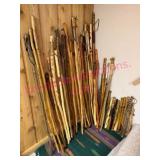 (B) Lot: Handmade Wooden Walking Sticks #3