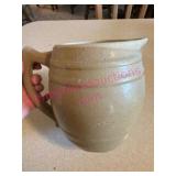 (K)ï¿½Stoneware Pitcher (chipped)