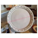 Longaberger Pottery Red 14in Round Platter