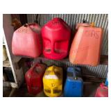 (BARN)ï¿½Gas & Diesel Cans, Mixed Content