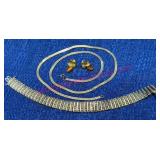 Gold-Filled Lot w/Diamond Bracelet, 32.5g