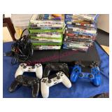 2 PlayStation 4 Consoles w/Controllers & Games