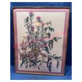 Framed Maryrose Wampler Print w/Botanicals