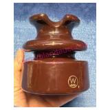 Brown Ceramic Insulator w/W Marking