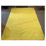 Olive Green Twin Blanket w/ Detailed Stitching