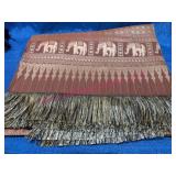 Elephant Tablecloth Possibly Silk 80in x 140in