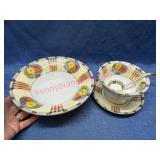 Noritake Hand Painted Bowl & Gravy Boat