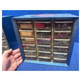 Metal Organizer Drawer Unit w/Contents