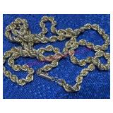 14k Gold 24in Chain w/Wider Profile, 13.5g