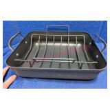 New Calphalon 16×13 Lg Roasting Pan w/Rack