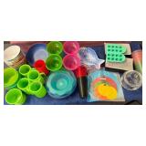 Picnic Ware w/ Plastic Cups -Bowls -Plates