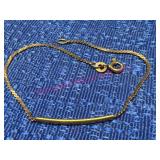 14K Gold Petite 7in Bracelet, 2.3g