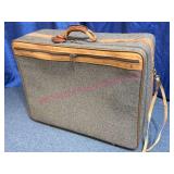 Brics Tweed & Leather Suitcase (nice) $$