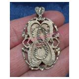 Sterling Silver Pendant, 7.0g