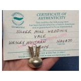 Sterling Silver Mini Wedding Vase, 4.2g