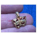 14k Gold Pendant Weighing 1.3g