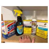 Nearly Full Cleaning & Repair Supplies
