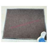 Brown 3ft x 4ft Garage Mat w/Ribbed Design