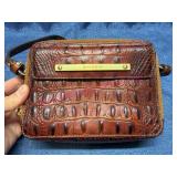 Brahmin Croc-Embossed Leather Crossbody Bag