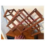 Expandable Wooden Wine Rack #2 accordian