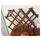 Expandable Wooden Wine Rack #1 accordion