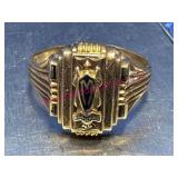 10K Gold 1948 High School Ring, 3.8g
